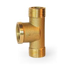 Тройник лат. никель. 1/2" (ду15) нр-нр