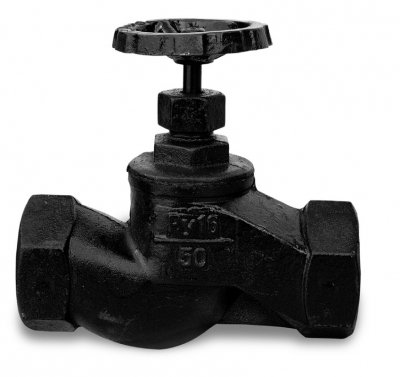 Клапан запорный проход. 15ч8п Ду 32 Ру16 муфт.