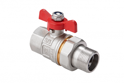 Кран шаровый полнопроходной ду 20  с полусгоном, баб. PN 40 MVI BV.520.05