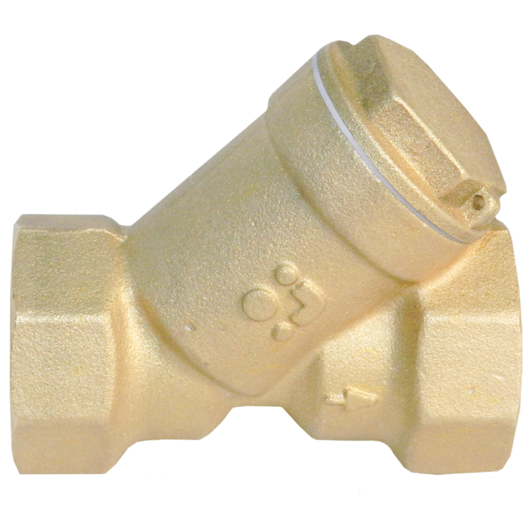 Фильтр латунь сетчатый Ду 15 угловой