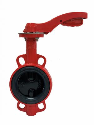 Затвор дисковый Rushwork 200-040-16, DN40, PN16, GG25 / GGG40 / EPDM, Ручка