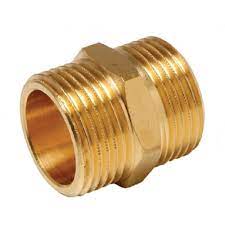 Ниппель лат. никель.   1/2" (ду15) нр-нр