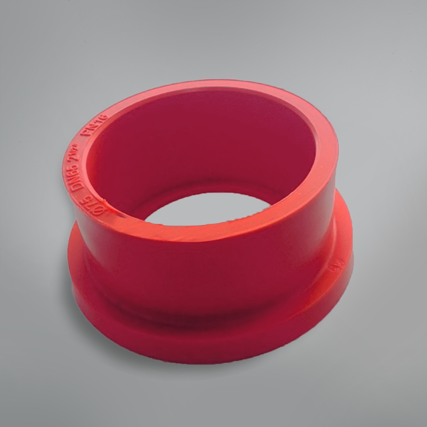Бурт ПП AntiFire D125 под фланец RED