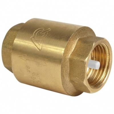 Клапан обратный пласт.шток Ду 15 м/м пружинный