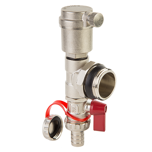 Конечный элемент для коллектора с автоматическим воздухоотводчиком 1" MC.201.06