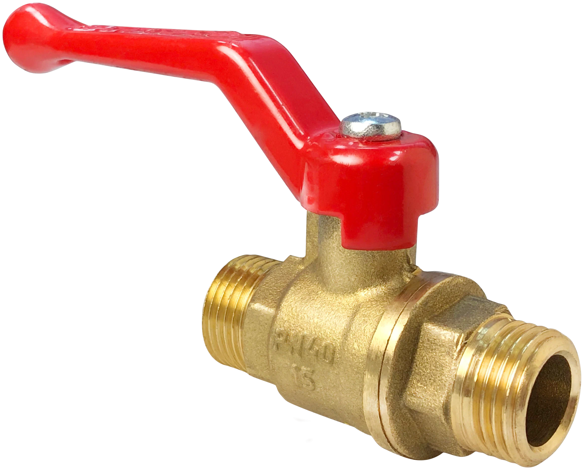 Кран шар.лат. VALFEX  НР/НР ручка-рычаг, 1/2" (96/24)